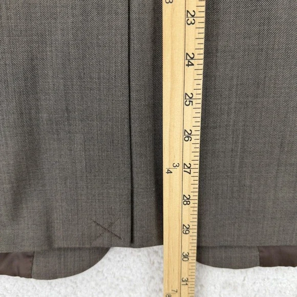 Lauren Ralph Lauren Suit Jacket Mens 40R Brown Wool Stretch 2 Button Notch Lapel - Picture 7 of 12